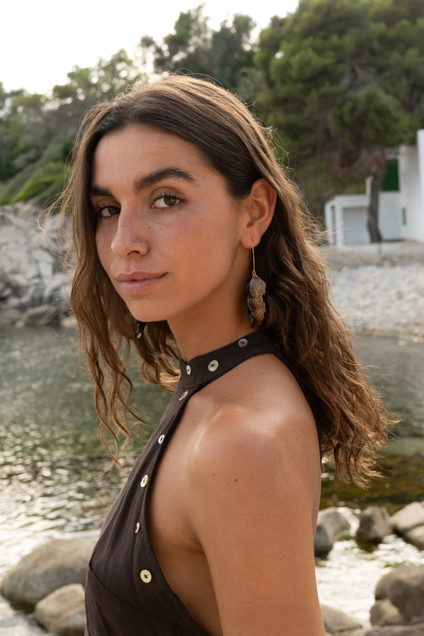 Pendientes Brown