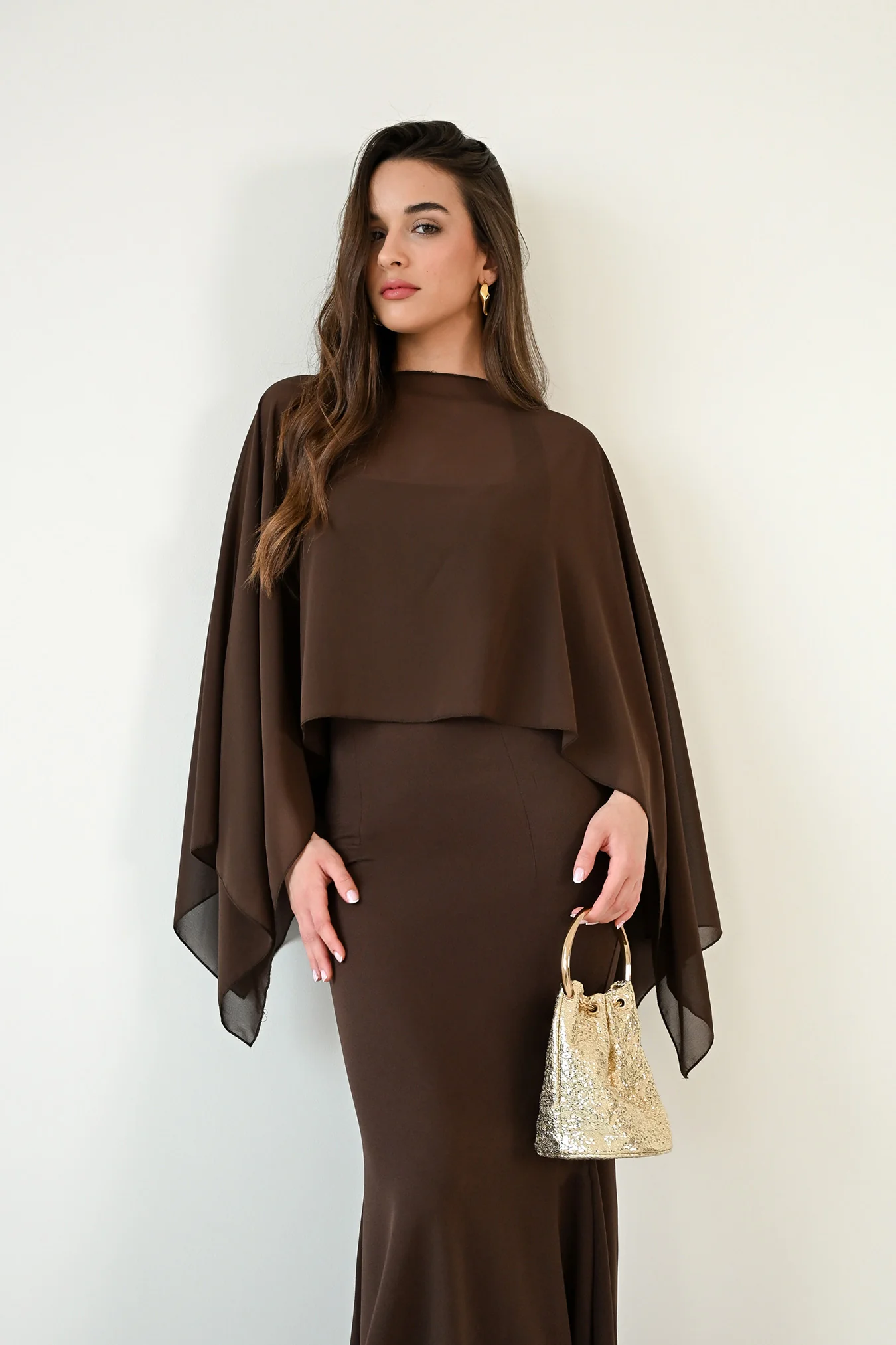 Vestido Adèle Marrón - Image 4