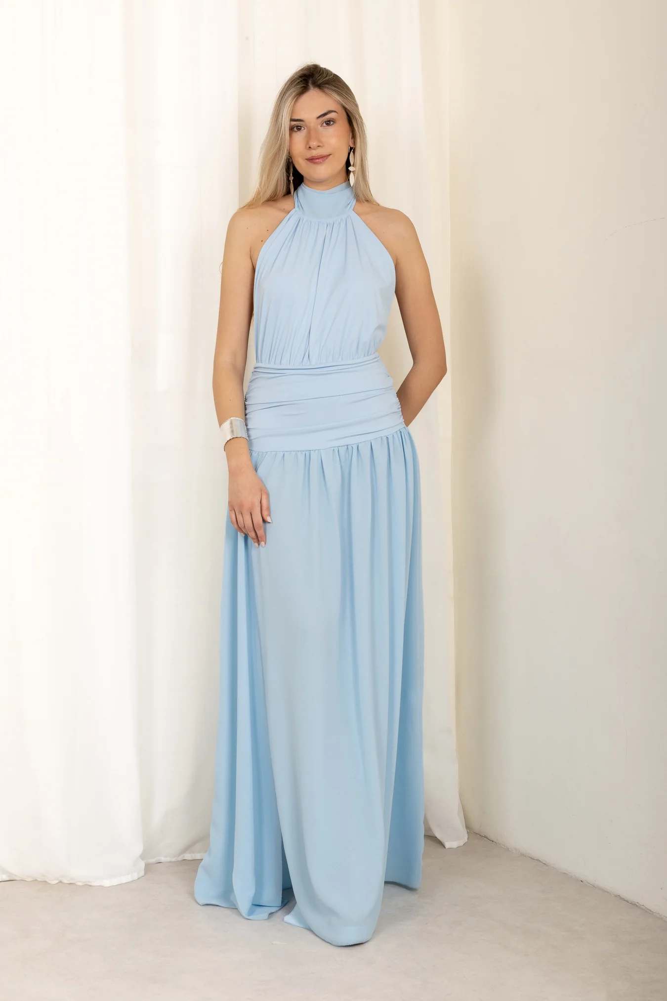 Vestido Odette Celeste